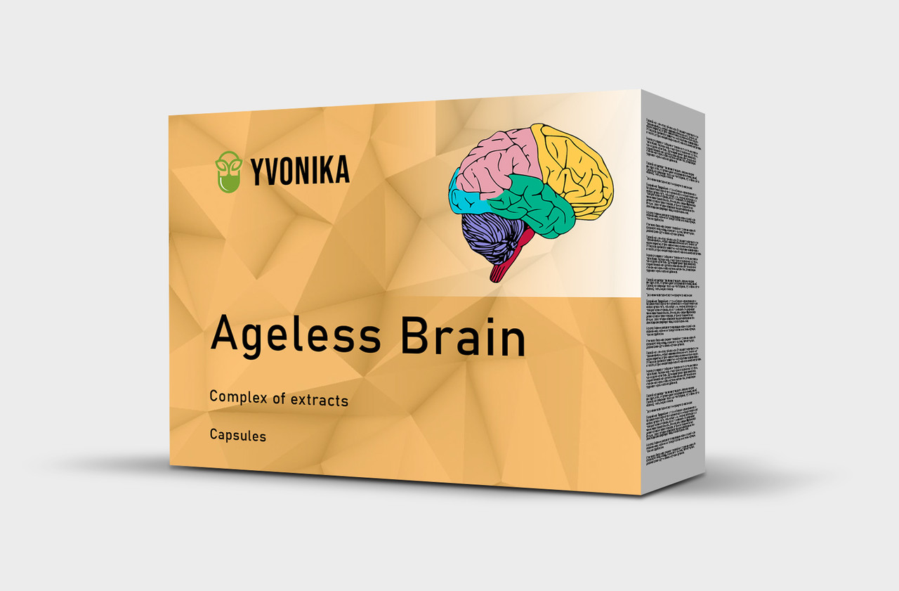 

Натуральная добавка Yvonika Ageless Brain для улучшения памяти и повышения мозговой активности капсулы 20 шт