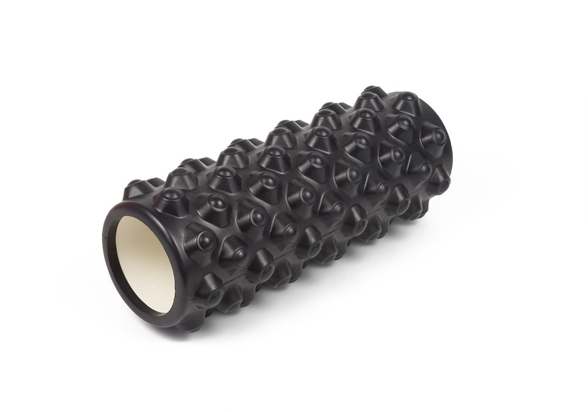 

Массажный ролик для йоги и фитнеса EasyFit Grid Roller черный Extreme 33 см EF-2023