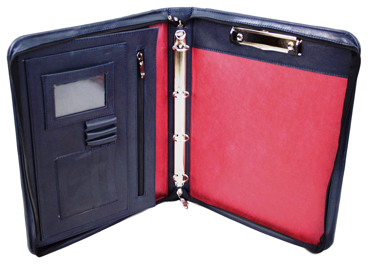 

Папка для документов кожаная Portfolio формат А4 Синий Port1003 navy 2616458