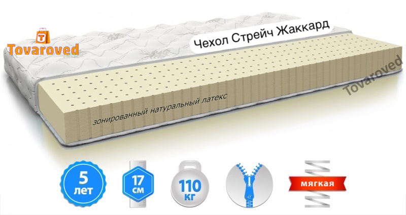

Матрас ортопедический 80х200 MatroLuxe LATEX