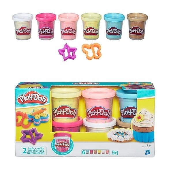 

Набір пластиліну Play-Doh 6 баночок з конфетті