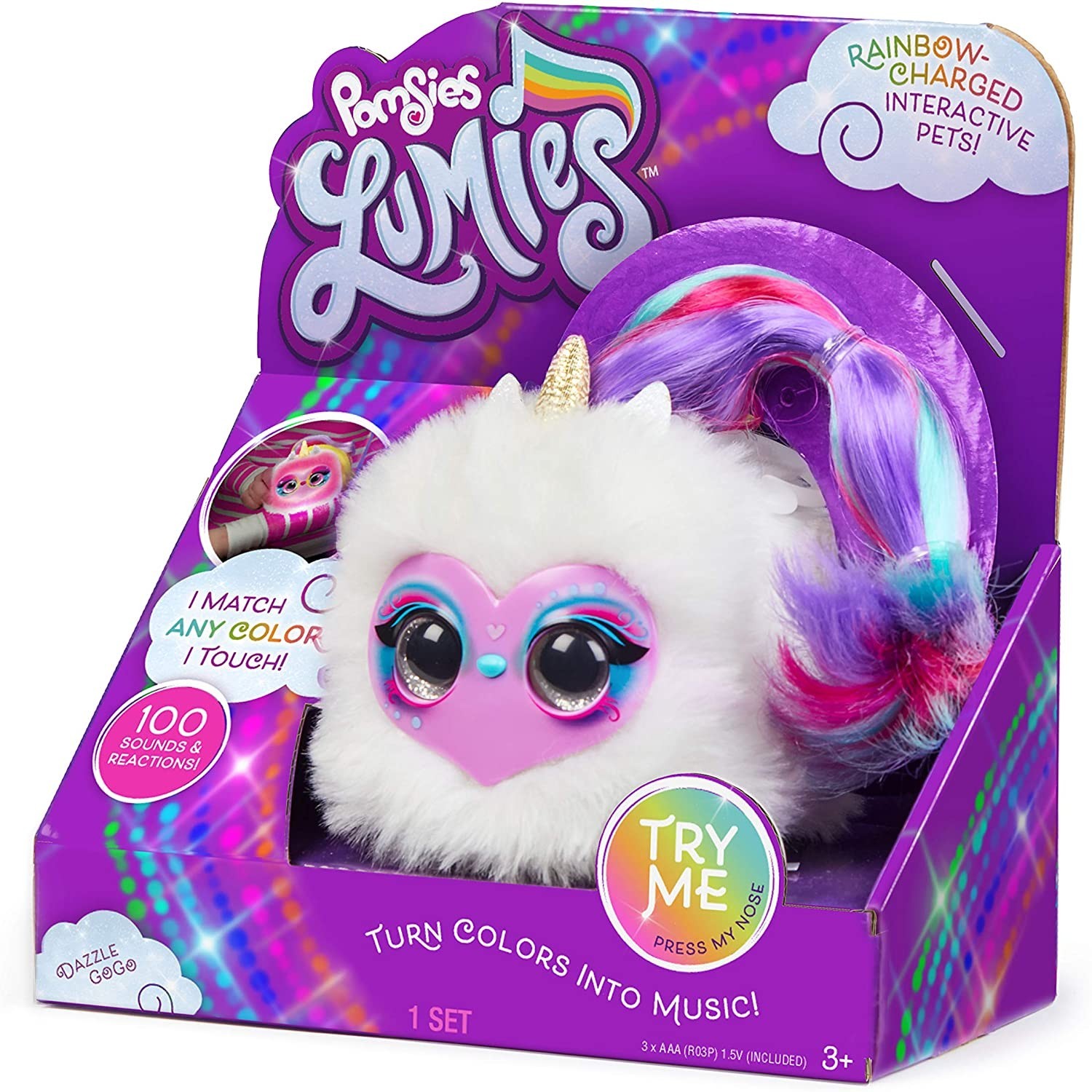 

Інтерактивна іграшка Pomsies Lumies Dazzle Gogo
