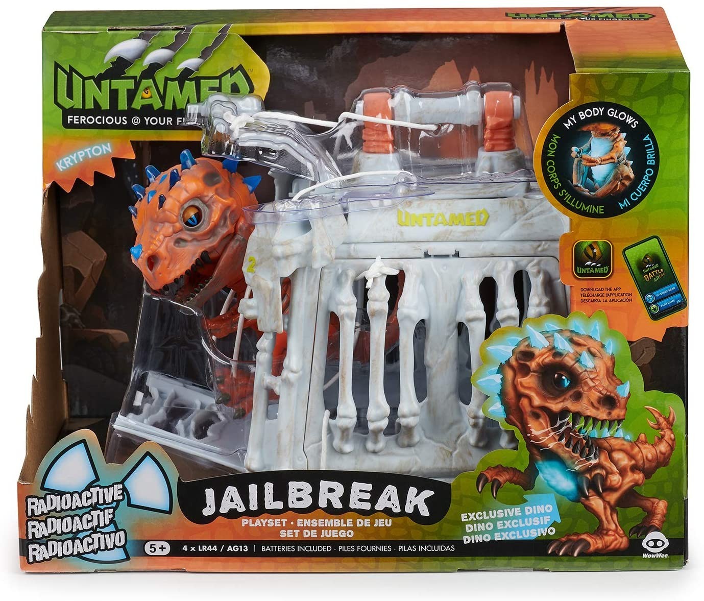 

Ігровий набір Fingerlings Динозавр у клітці WowWee Untamed