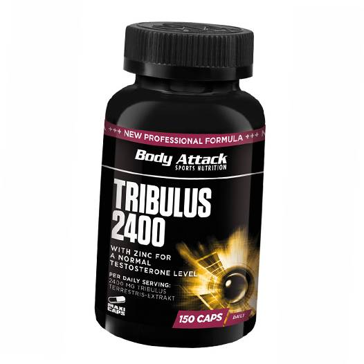 

Трибулус, Tribulus 2400, Body Attack 150капс (08251001)