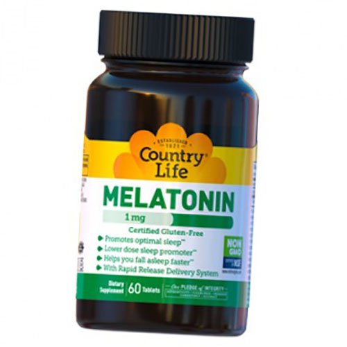 

Мелатонин, Melatonin 1, Country Life 60таб (72124020)