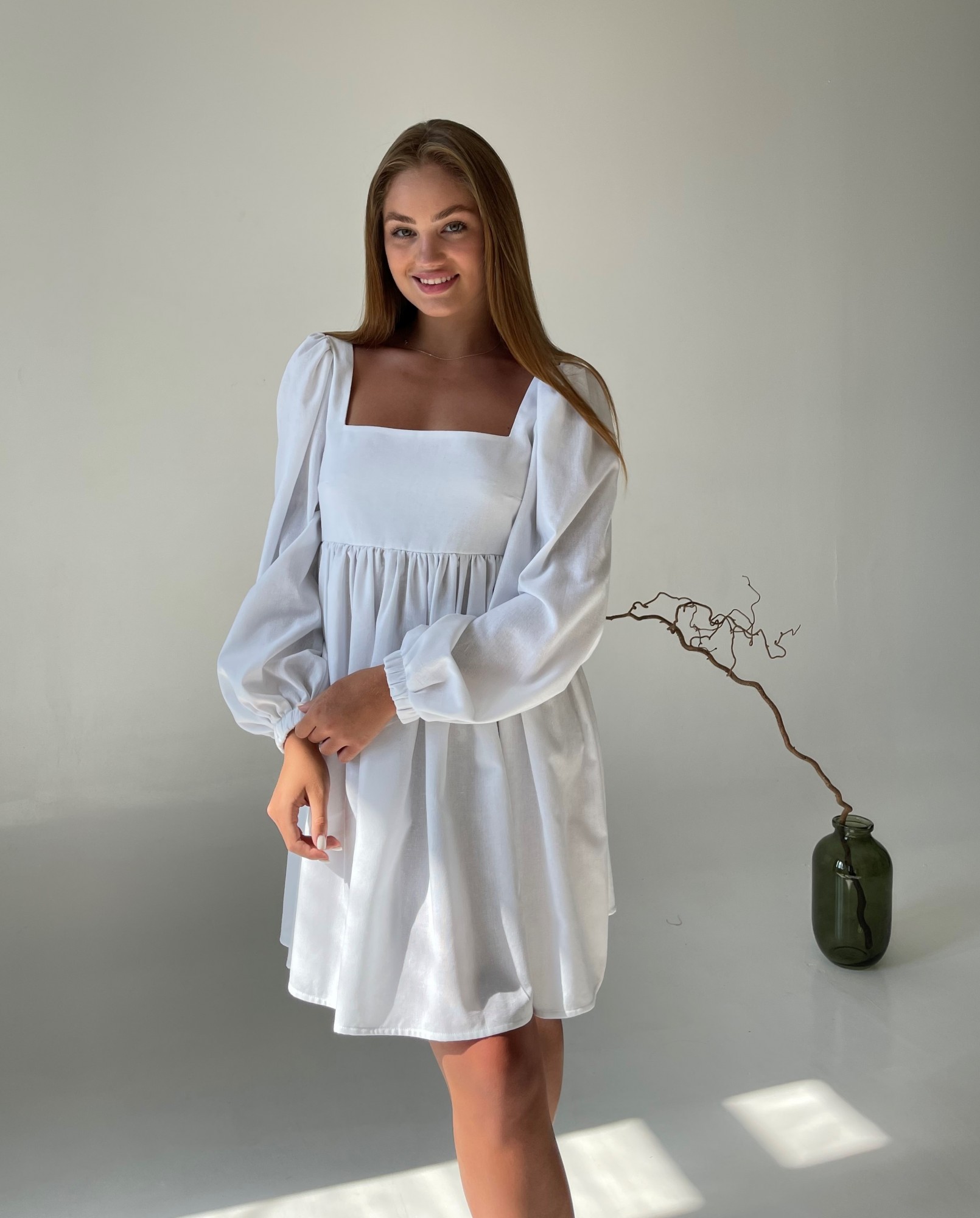 

Платье Verevka LIKA  белый, Платье Verevka LIKA 42-44 белый