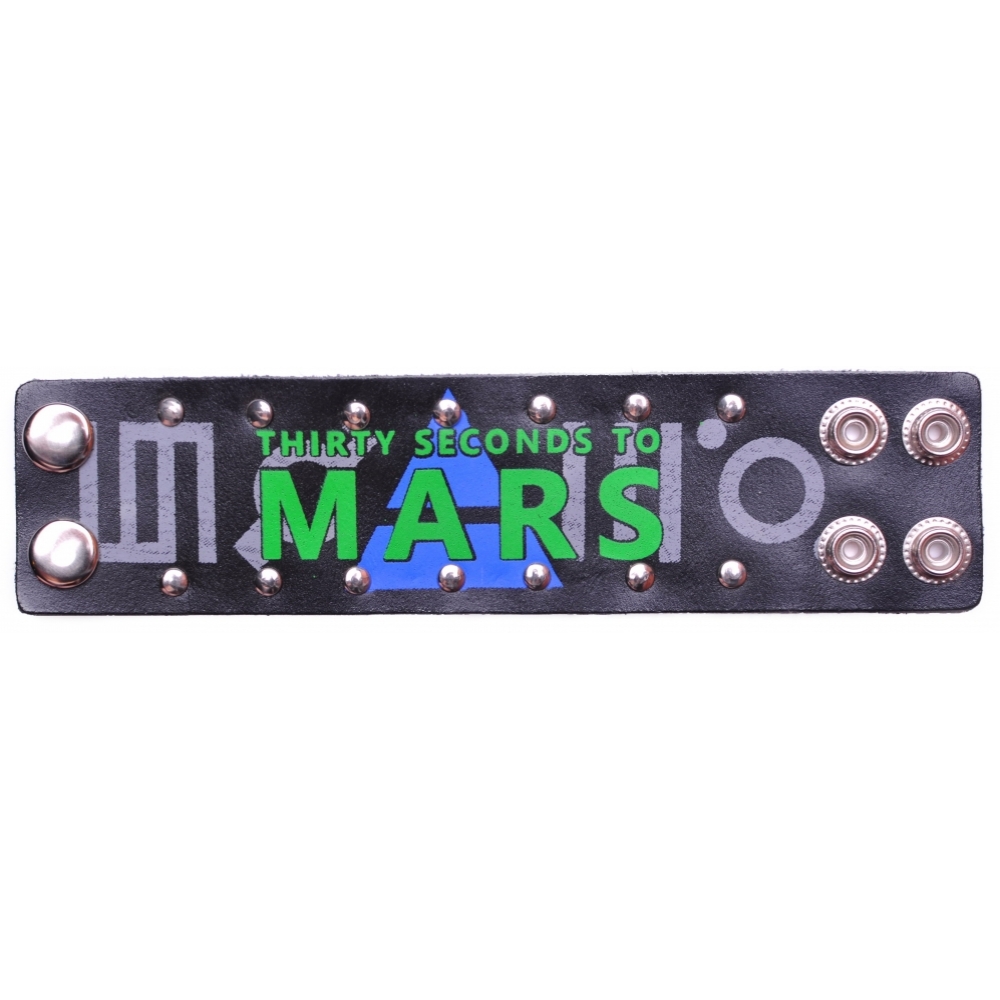 

Кожаный браслет Rockway 30 Seconds To Mars Черный