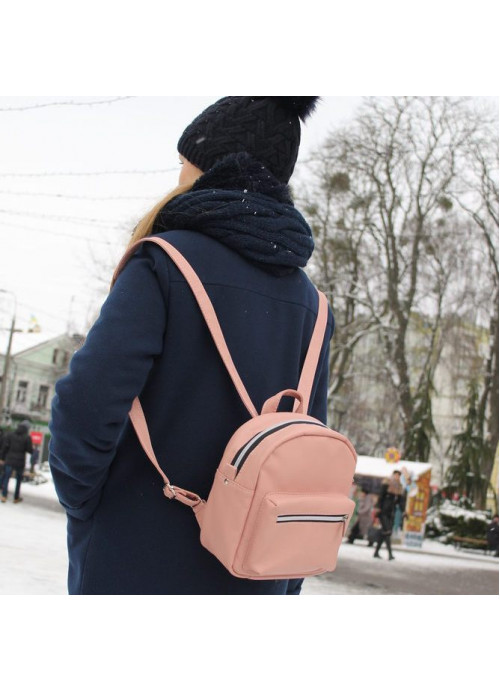 

Женский рюкзак Sambag 23х20х10 см Пудра 000162199