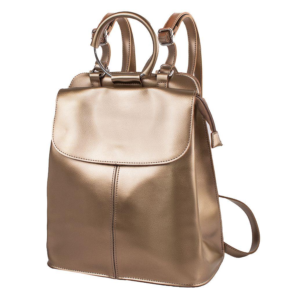 

Женский городской рюкзак Valiria Fashion 30х35х13 см Бронзовый 000163824
