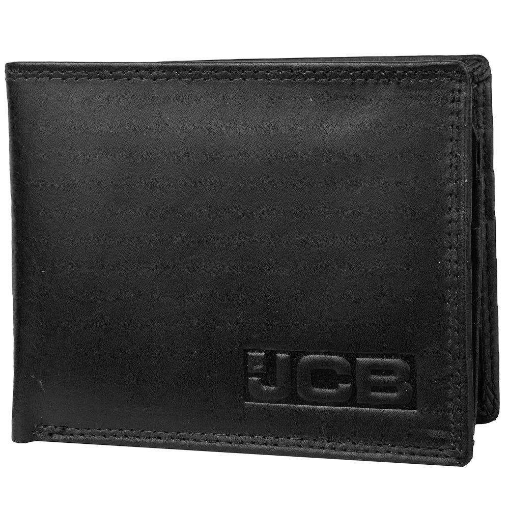 

Мужской кожаный кошелек JCB 11х9х2 см Черный 000163911