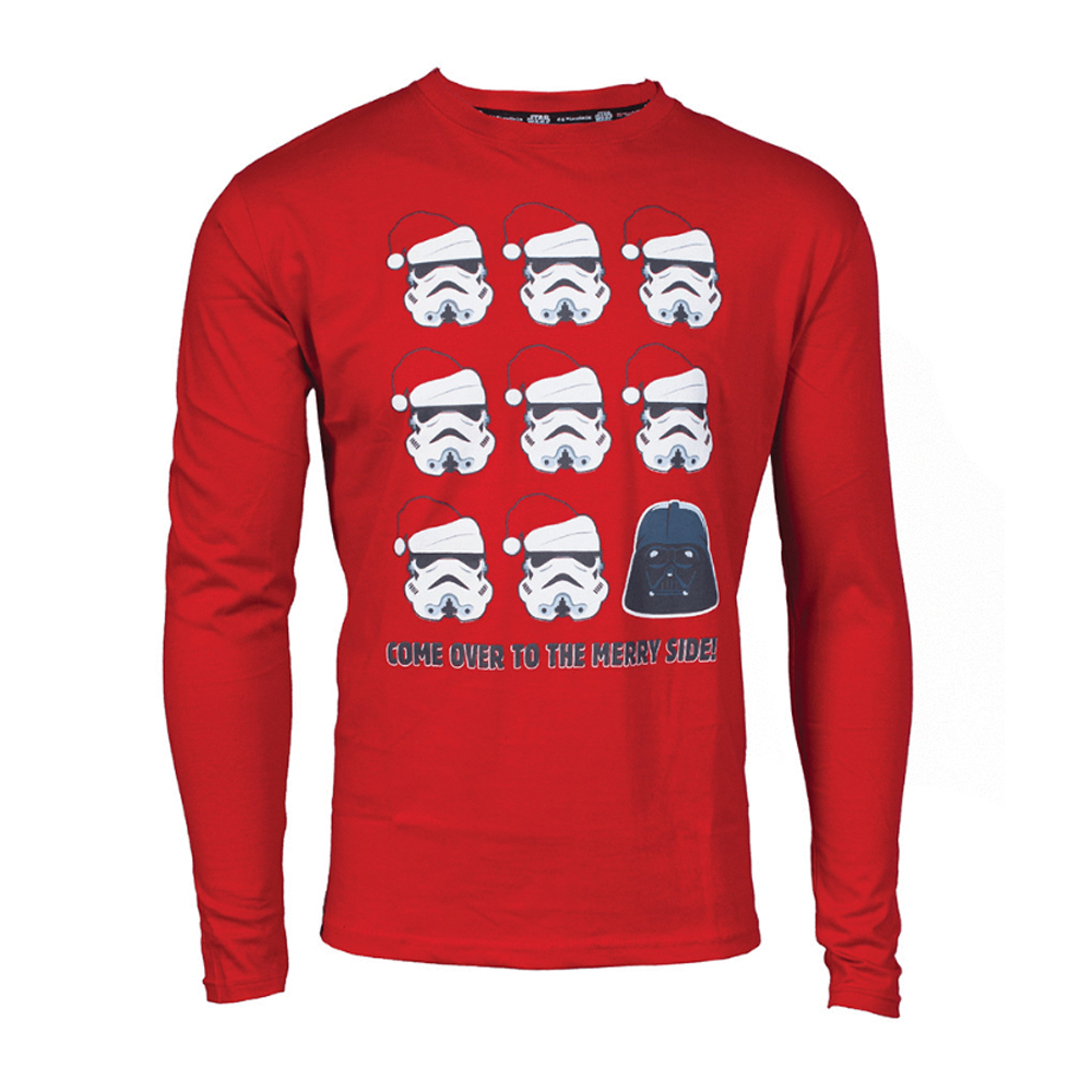 

Лонгслив STAR WARS Merry X-mas (Звездные войны) для мужчин красный S (5908305218739)