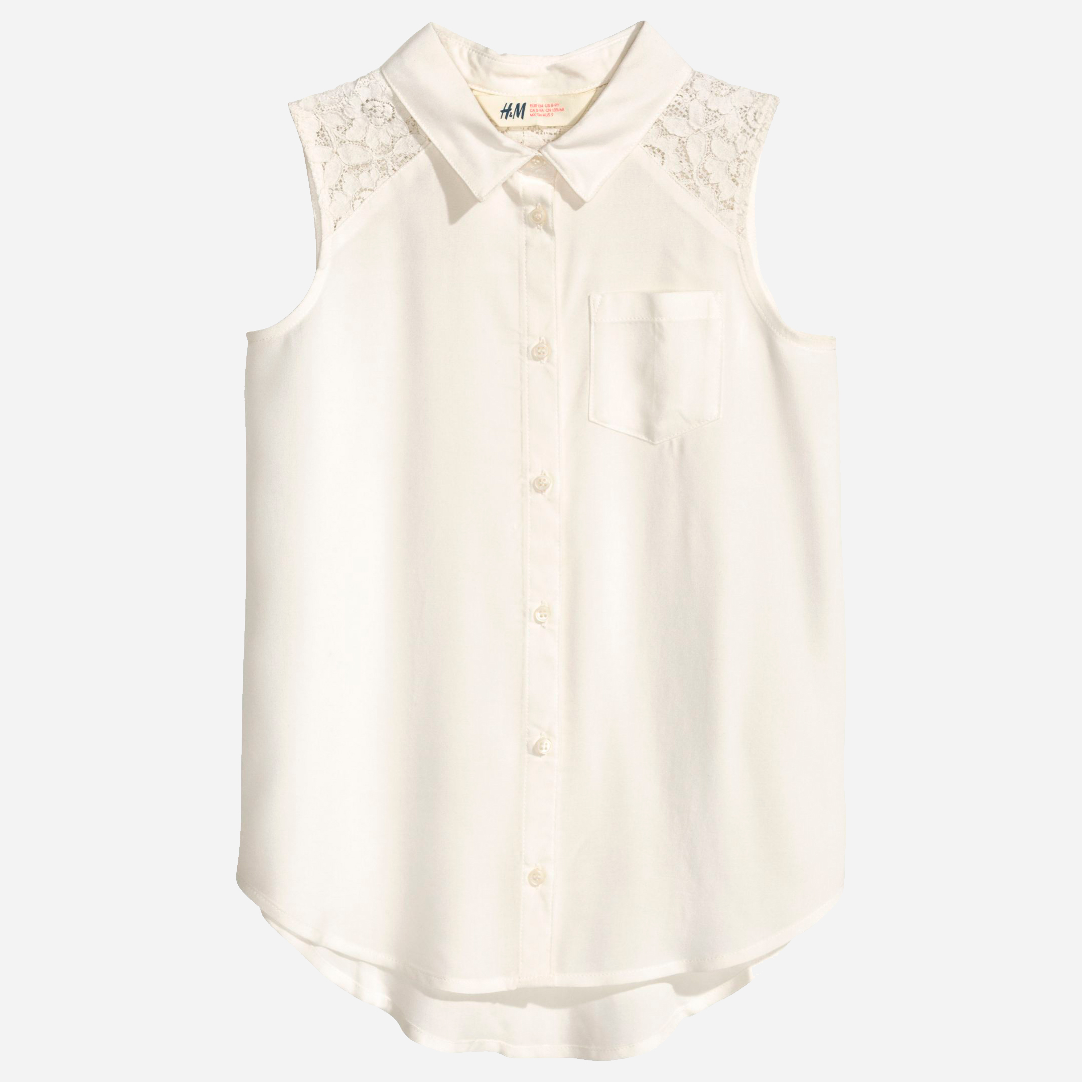 

Блуза H&M 8014561 158 см Белая