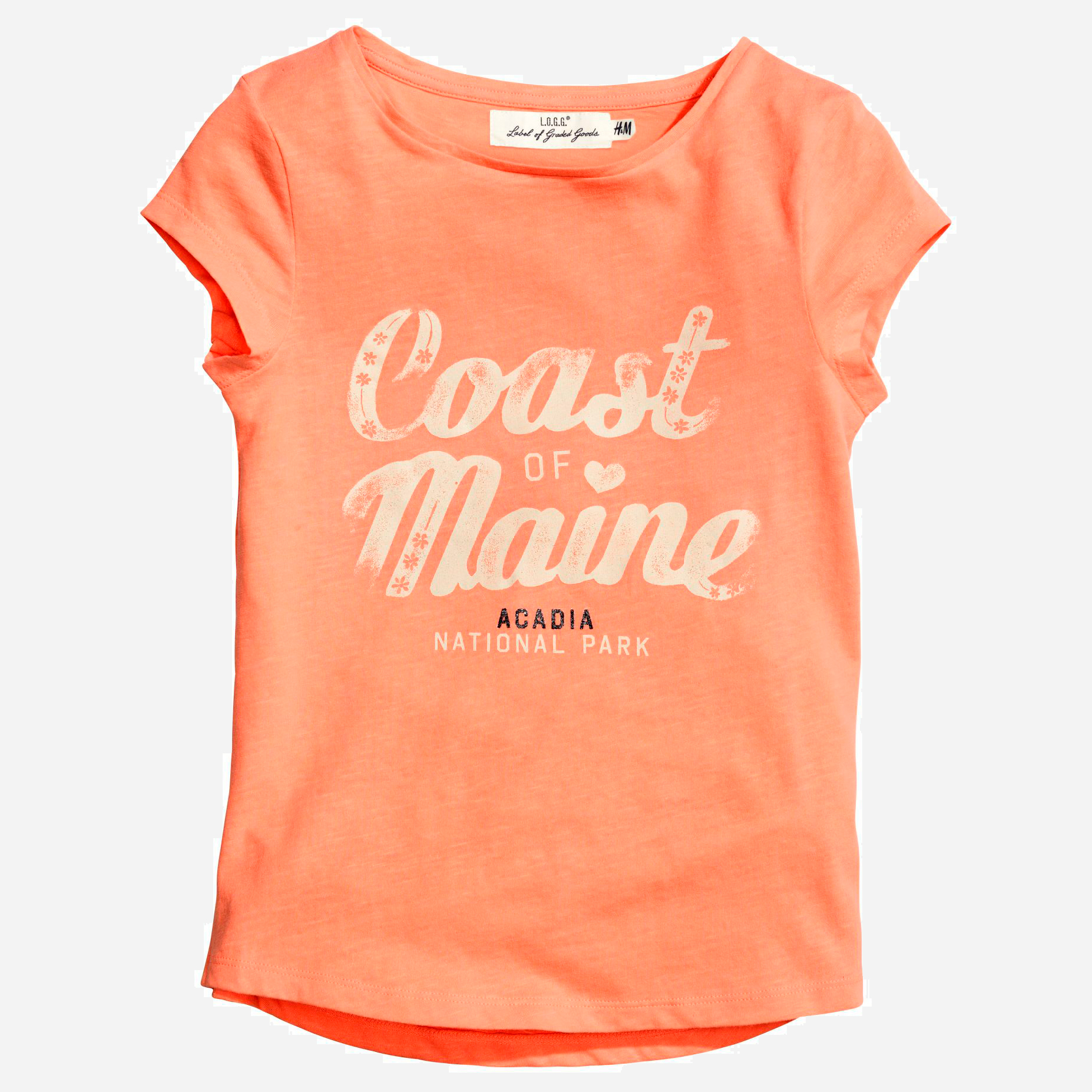 

Футболка H&M 1309138 170 см Коралловая (EZH2000000153353)