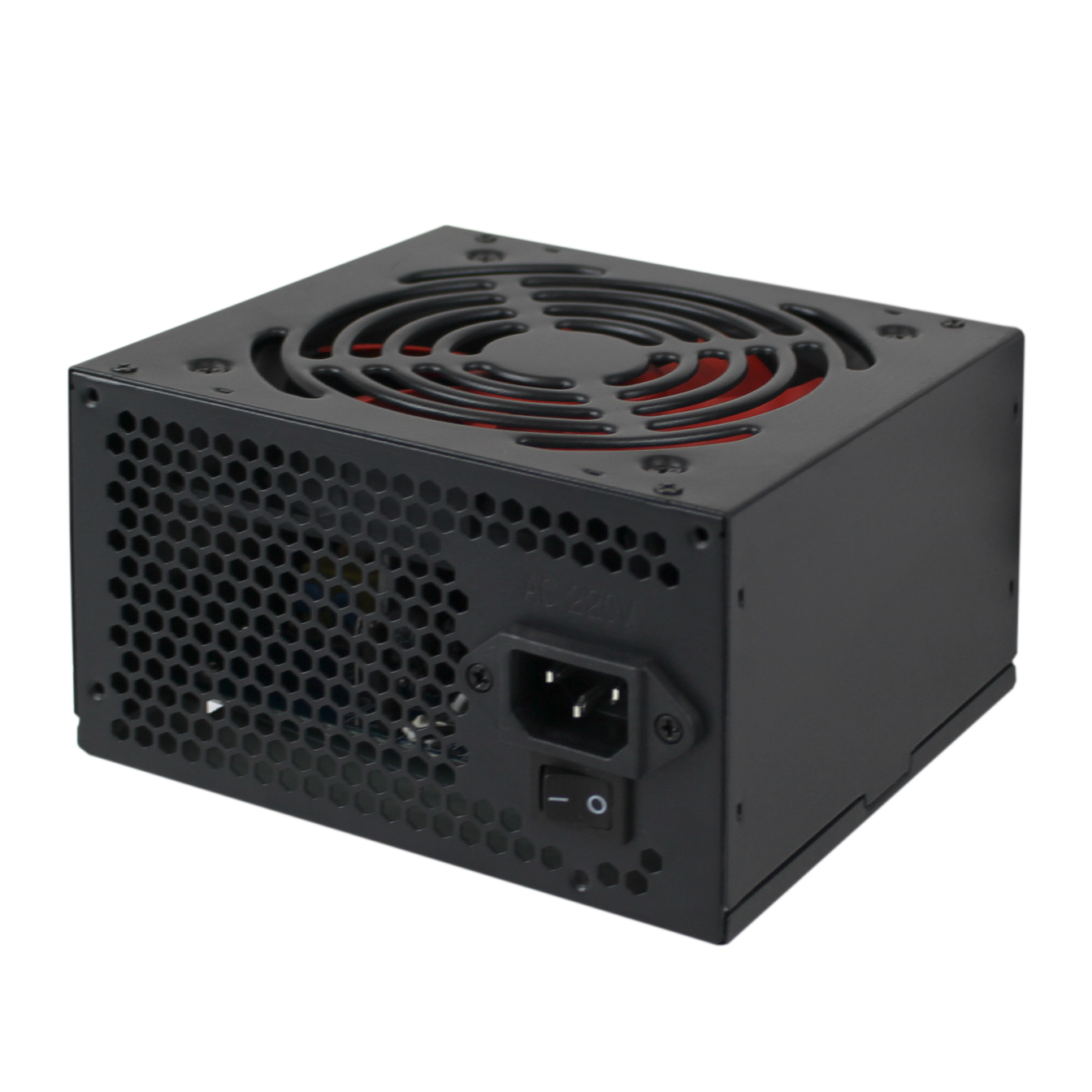 

Блок питания ATX-500W 12 см 4 SATA OEM BLACK без кабеля питания
