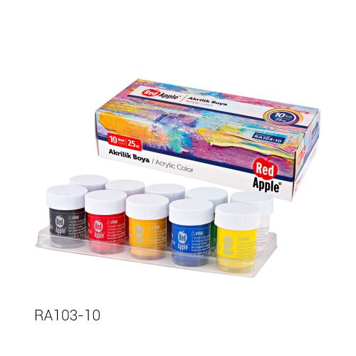 

Краски "Акриловые", 10 цветов