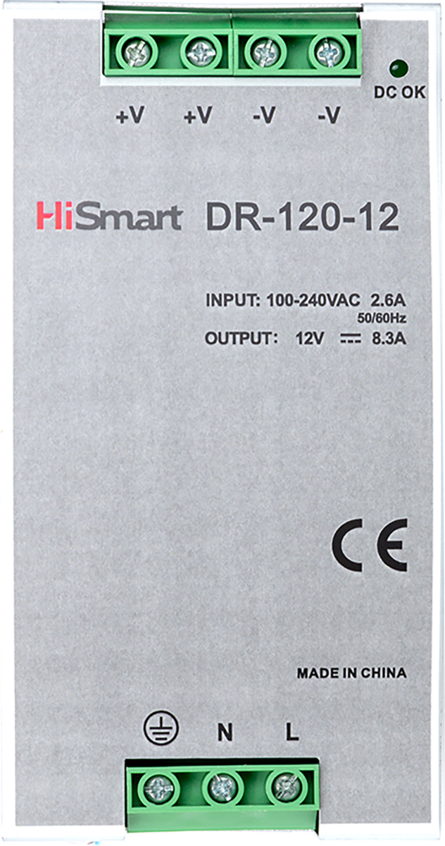 

Блок питания HiSmart 12V 8.3A 120W DIN (DR-120-12)