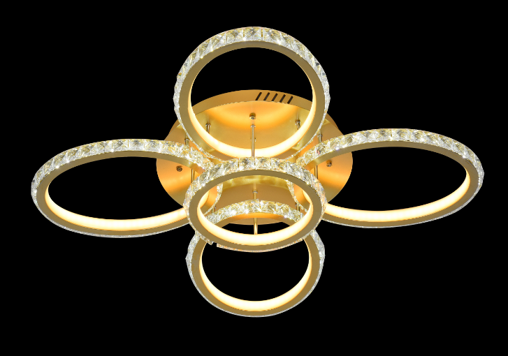 

Люстра светодиодная акриловая Sirius Ш MD60002 /4+1172W