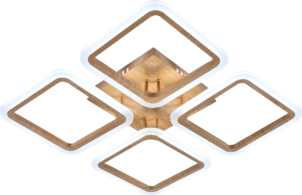 

Люстра светодиодная акриловая Sirius LI8822/4A Wood 112W