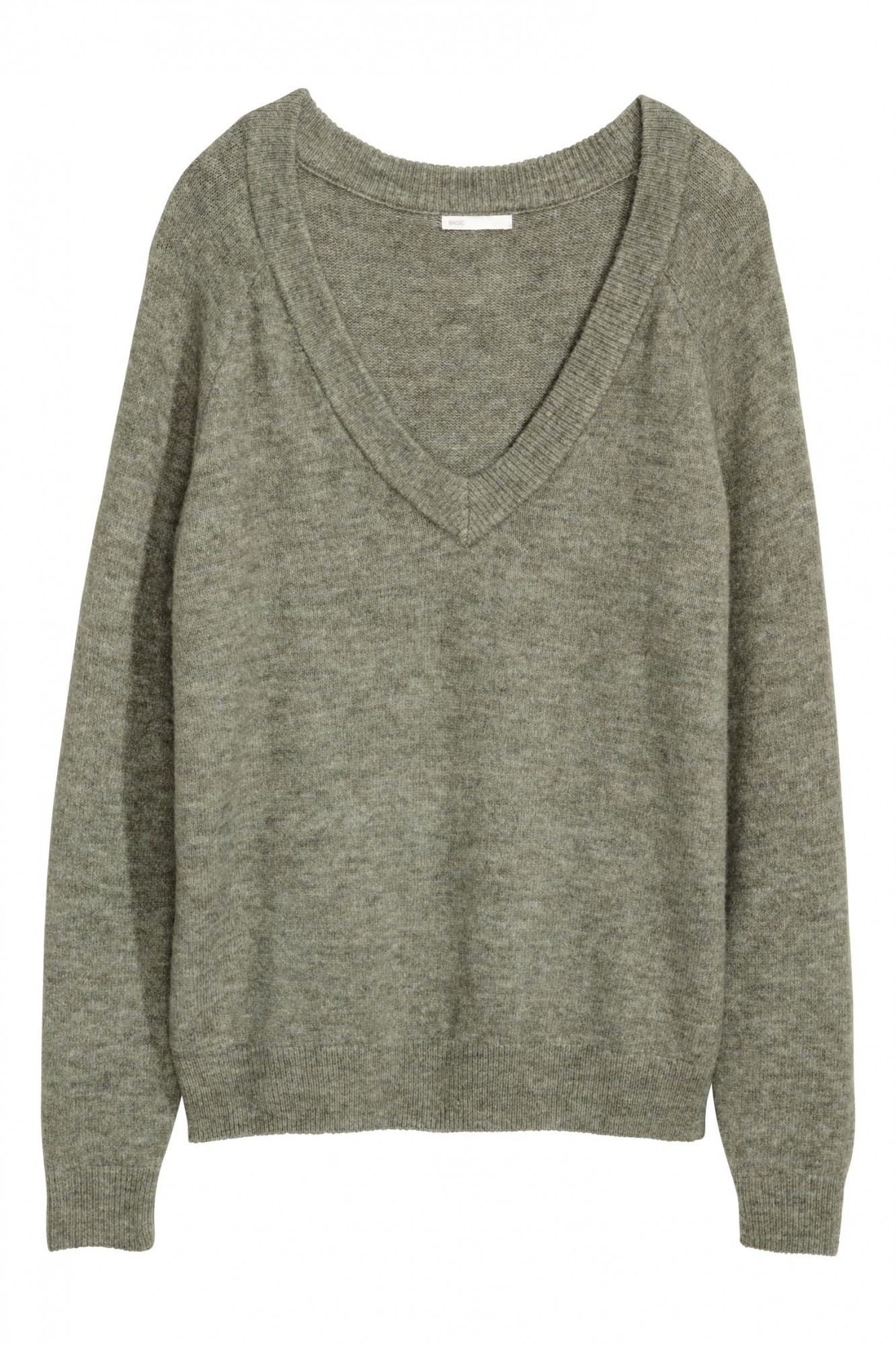 

Пуловер оверсайз H&M M Хаки 5373466wtr