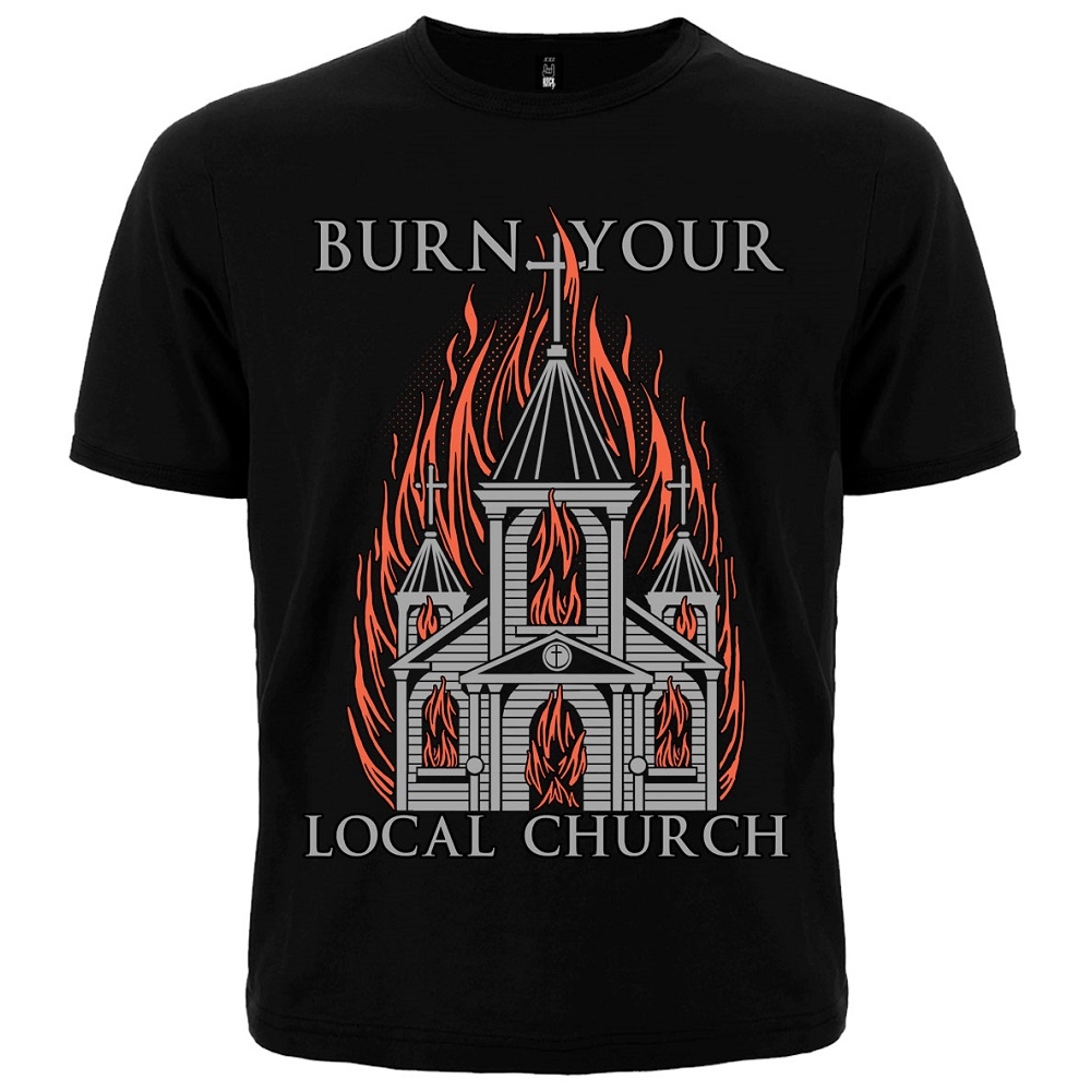 

Футболка Rockway Burn Your Local Church Черный , Размер, Футболка Rockway Burn Your Local Church Черный , Размер XL