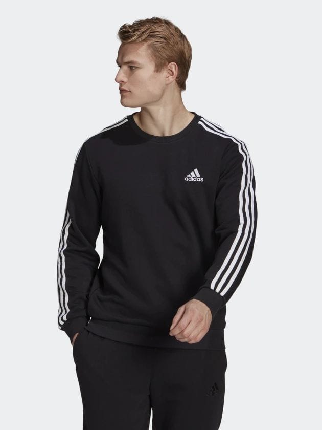 

Спортивная кофта Adidas M 3S Ft Swt GK9078  Black/White, Спортивная кофта Adidas M 3S Ft Swt GK9078 XL Black/White