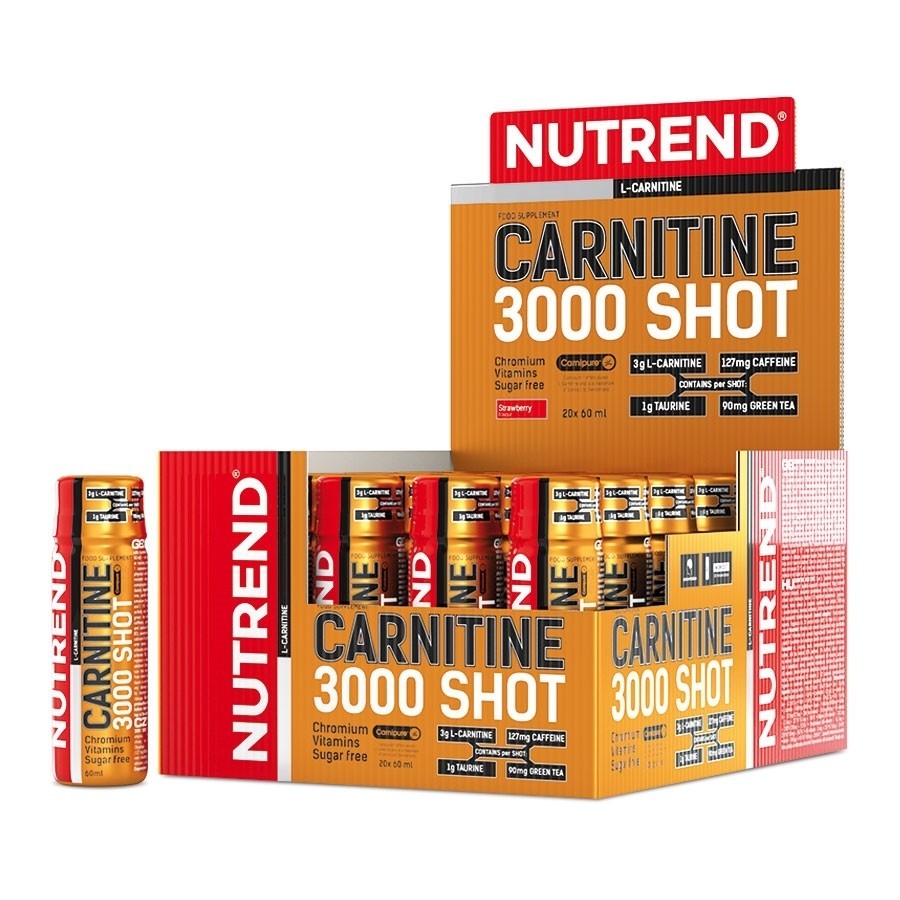 

Жиросжигатель Nutrend Carnitine 3000 Shot Клубника (20х60 мл)