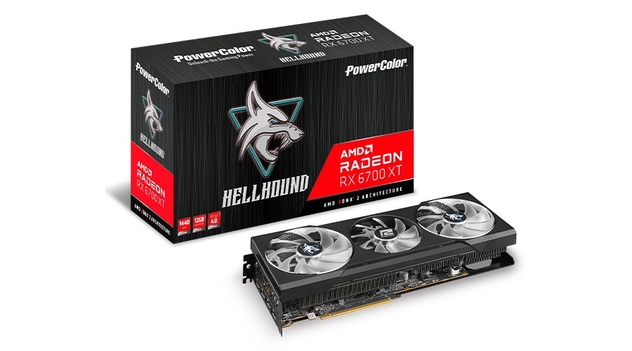 

Видеокарта AMD Radeon RX 6700 XT 12GB GDDR6 Hellhound PowerColor (AXRX 6700XT 12GBD6-3DHL)