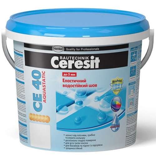 

Затирка Ceresit CE-40 серый 5кг