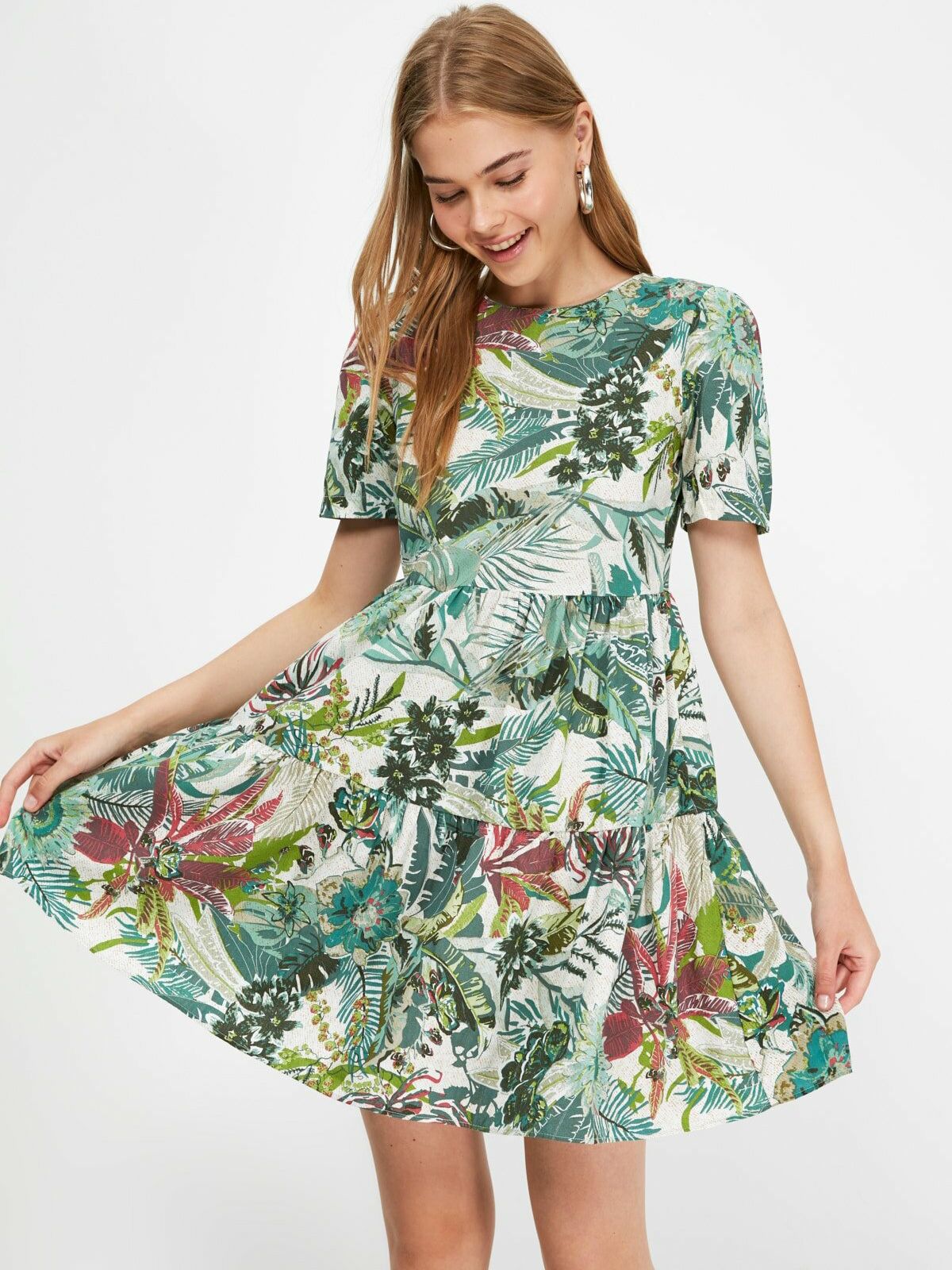 

Платье Trendyol TWOSS21EL2652-16  Ekru, Платье Trendyol TWOSS21EL2652-16 38 Ekru