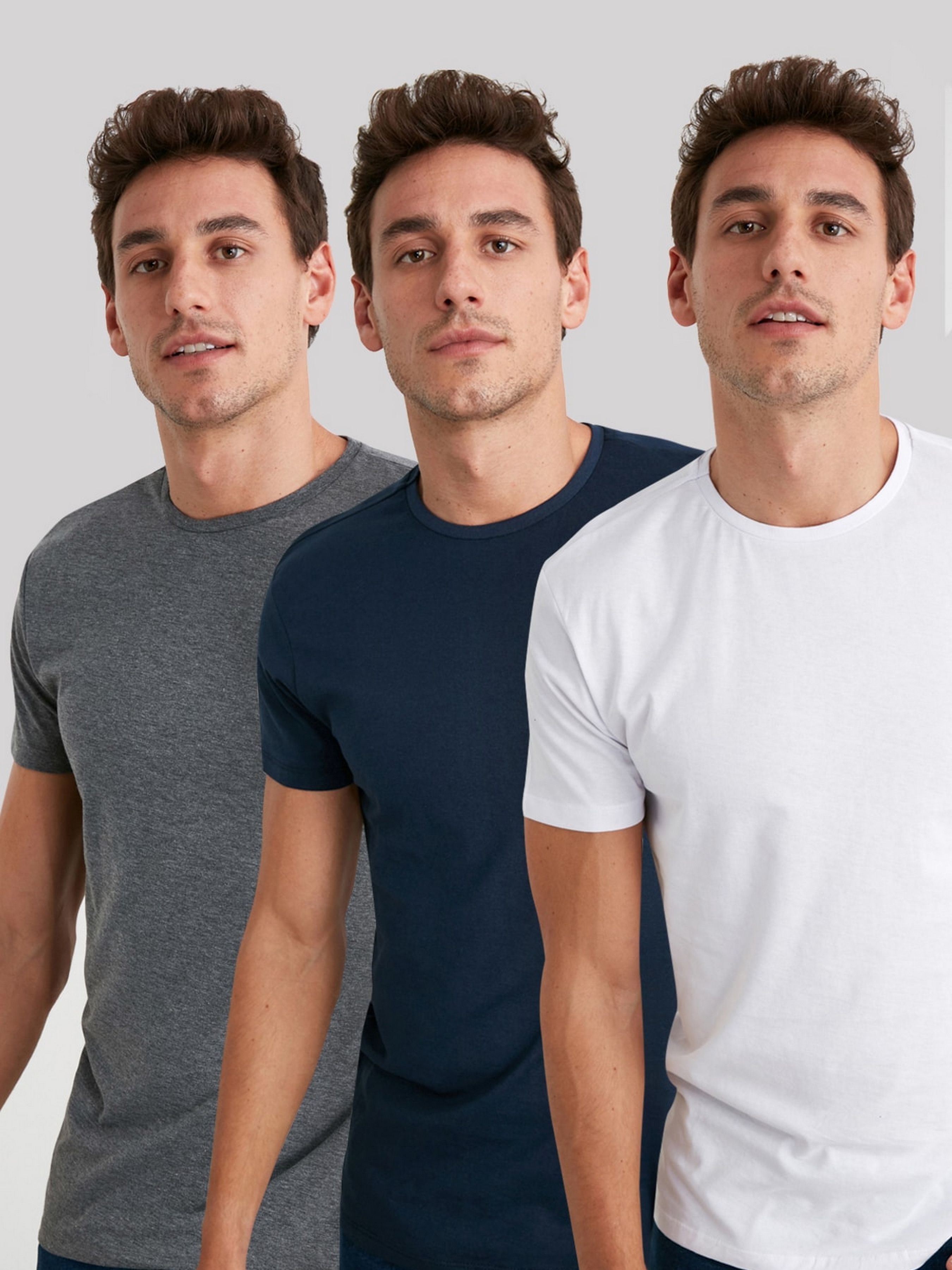 

Футболка 3 шт Trendyol TMNSS19BO0006-16 L 3 шт Cok Renkli