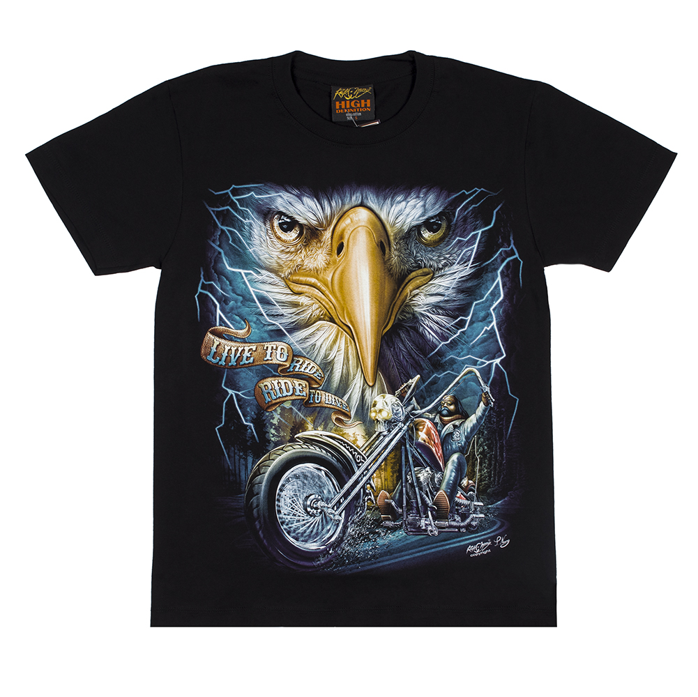 

Футболка Орел "Live To Ride, Ride To Live" (светится в темноте) , Размер, Футболка Орел "Live To Ride, Ride To Live" (светится в темноте) , Размер M