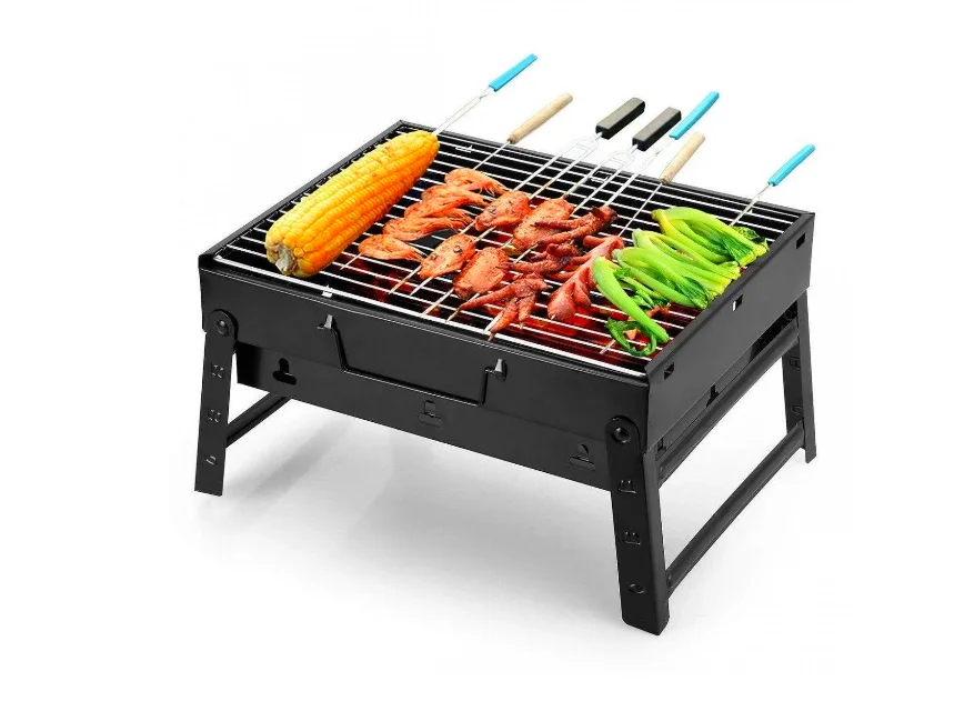 

Складной гриль барбекю BBQ Grill Portable md-258 туристический переносной мангал портативный гриль
