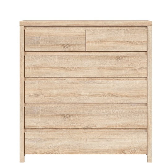 

Комод Kaspian Black Red White 104.5x112x40.5 (S128-KOM6S) 076427