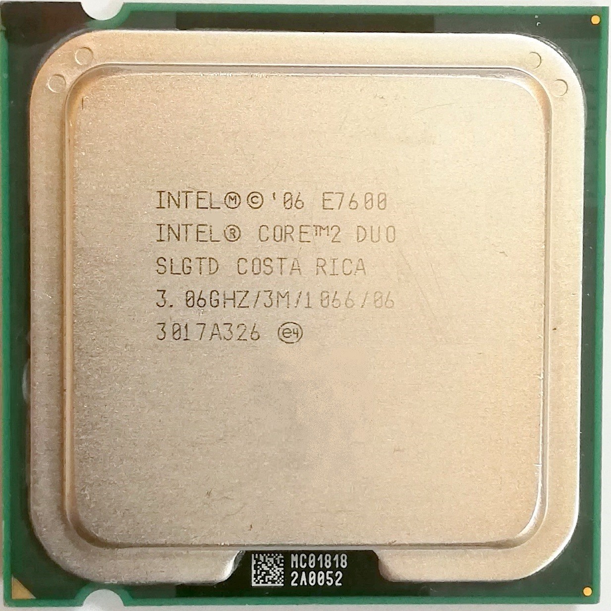 Core2Duo E7600 3.06GHz/3M/1066/LGA775 SLGTD 中古バルク 9jupf8b Процессор Intel Core 2 Duo E7600 R0 SLGTD 3.06 GHz 3 MB