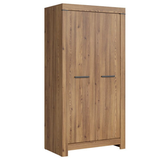 

Шкаф. Balin Black Red White 98х195x55 (S365-SZF2D) 082501