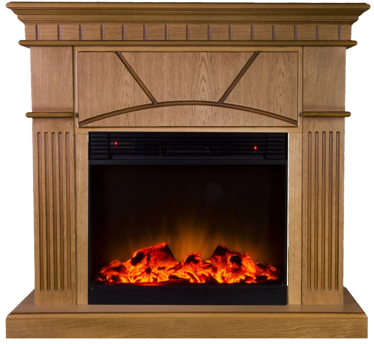 

Фронтальный каминокомплект Fireplace Индия Орех эффект живого пламени со звуком и обогревом