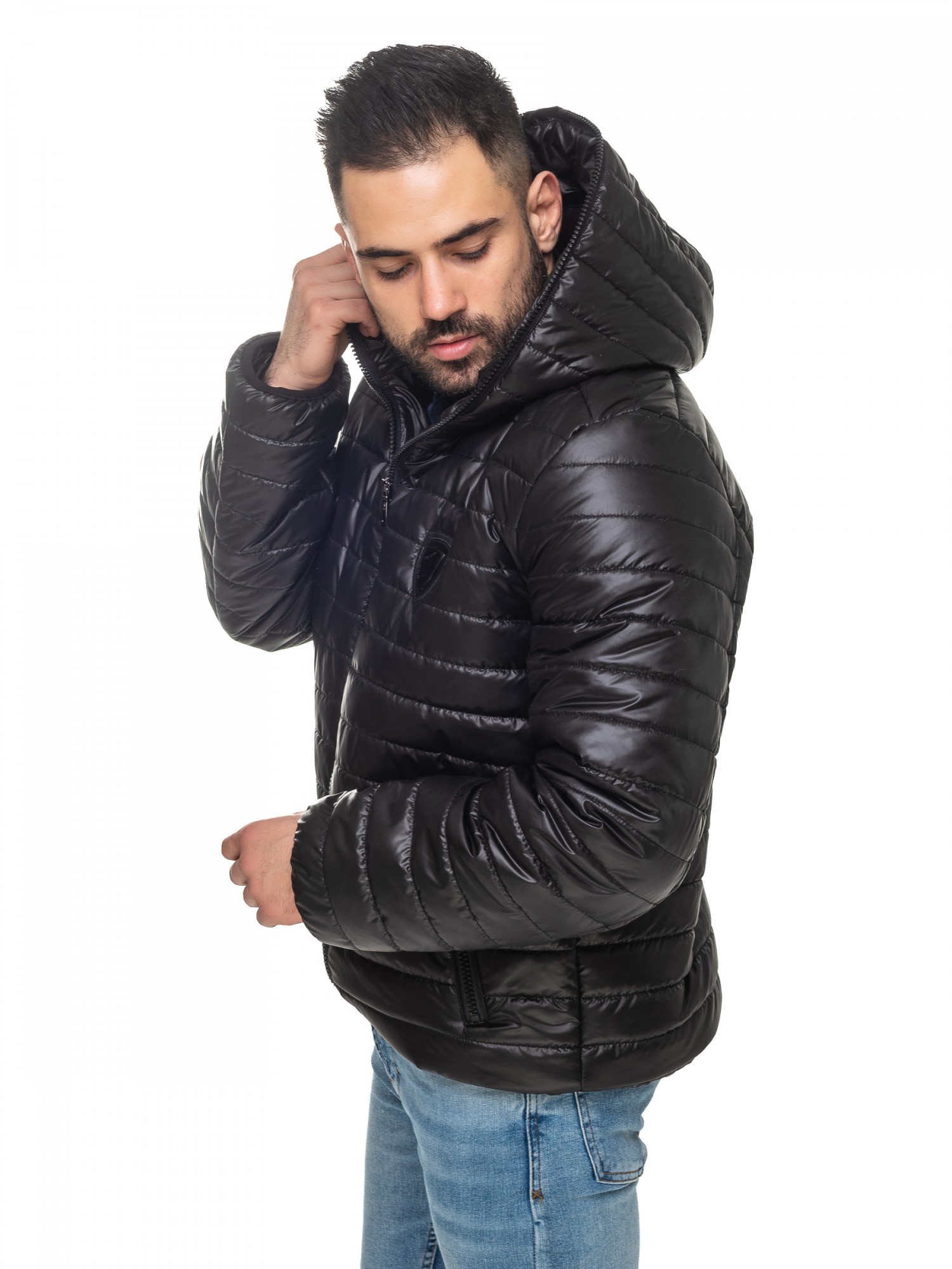 

Мужская удлиненная стеганая куртка Kariant, Zahar черная XXL (52)