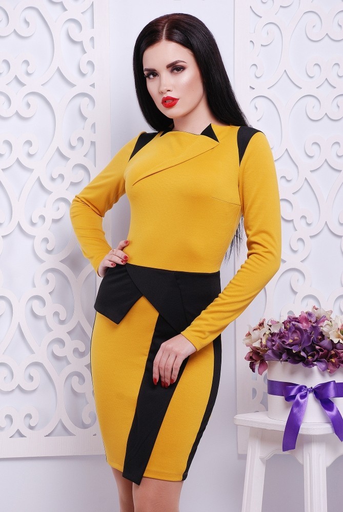 

Женское платье LineDa, Регина горчица  (48, Женское платье LineDa, Регина горчица L (48)