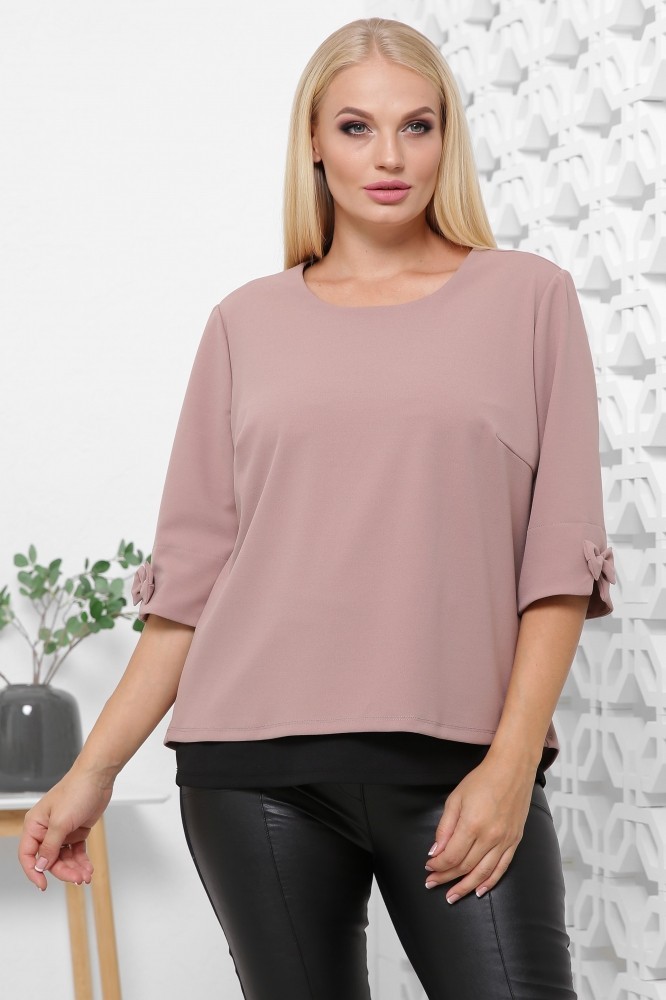 

Женская кофта батал LineDa, Стела кофейный + черный  58, Женская кофта батал LineDa, Стела кофейный + черный 5XL 58