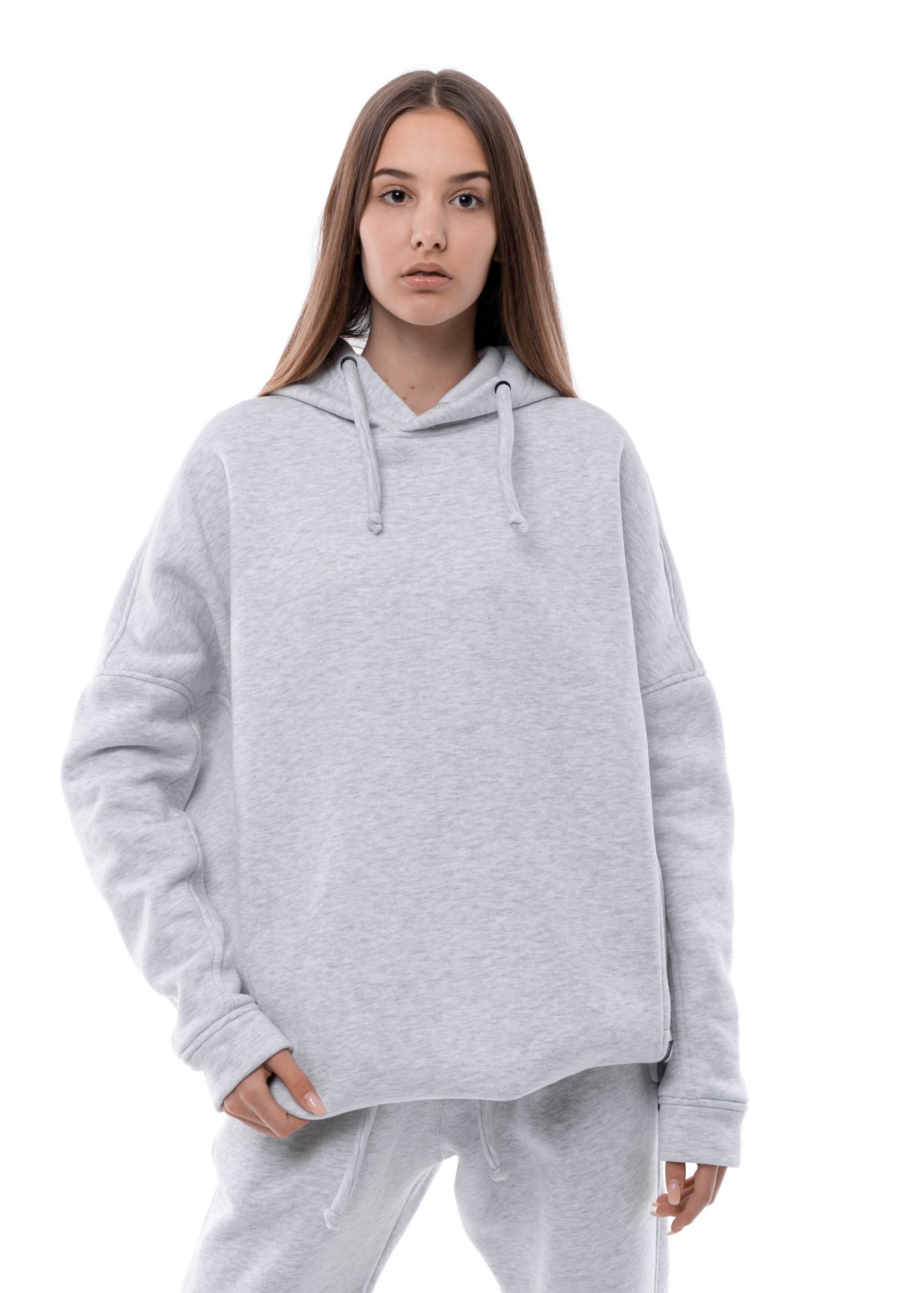 

Худи женский oversize Intruder светло-серый  (S, M, L, Худи женский oversize Intruder светло-серый One Size (S, M, L)