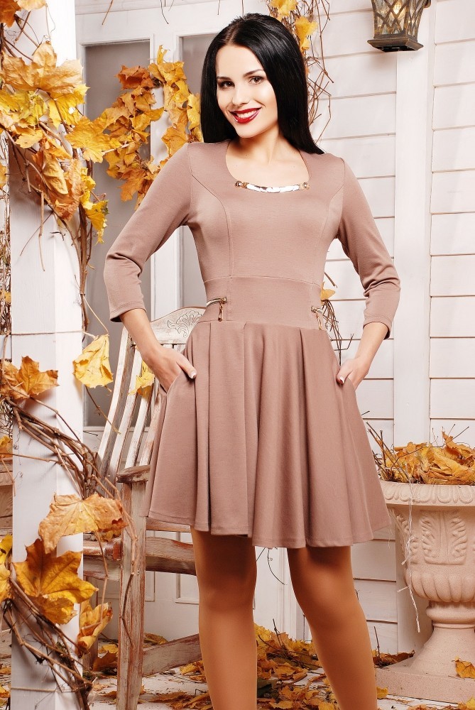

Женское платье LineDa, Грин беж  (50, Женское платье LineDa, Грин беж XL (50)