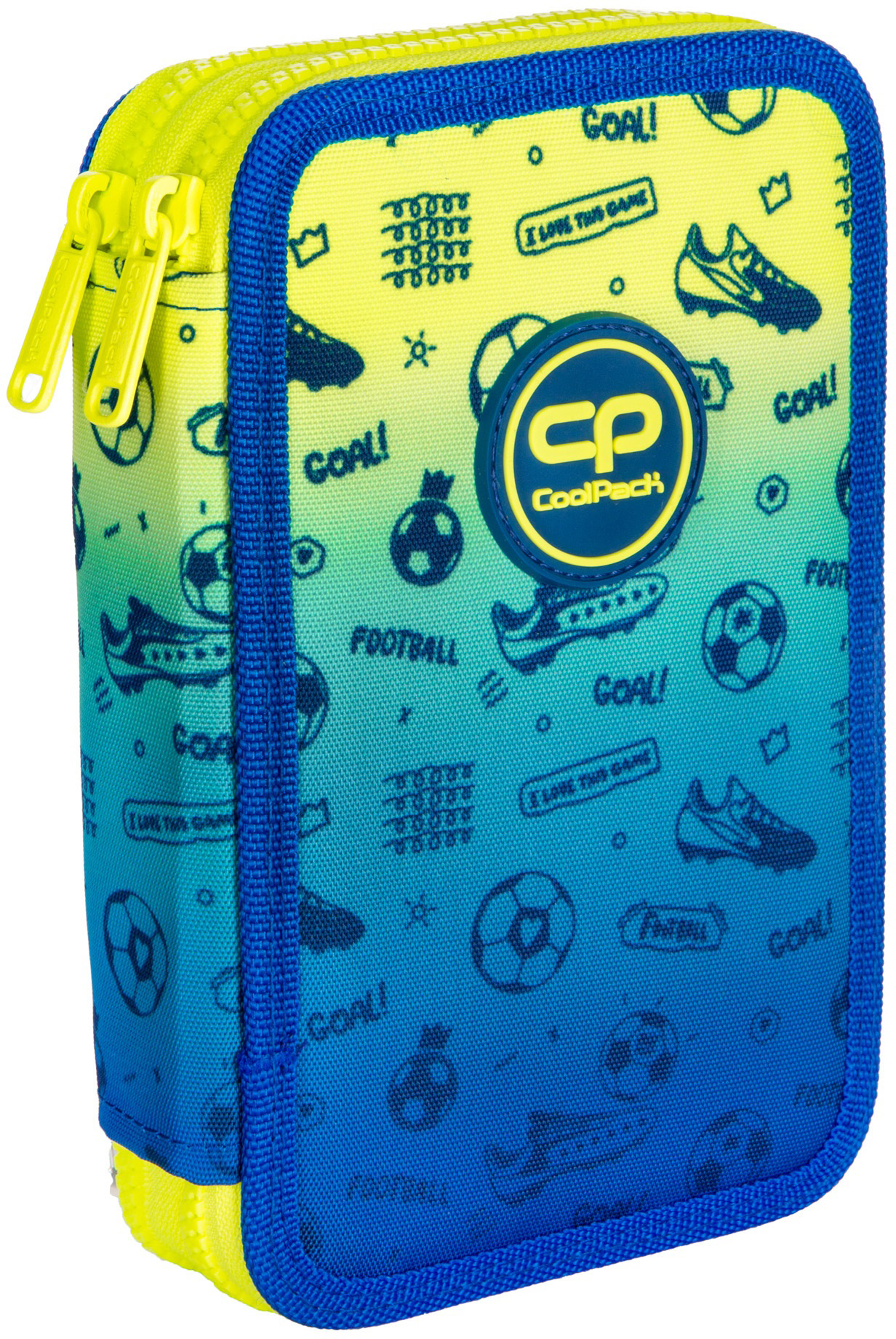 

Пенал CoolPack Jumper 2 Football на 2 змейки з наполнением (D066339)