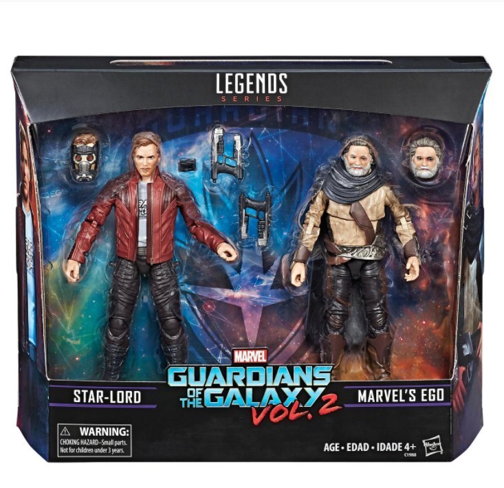 

Фигурки Звездный Лорд и Эго Стражи Hasbro Галaктики 2, Star-Lord,Ego, Guardians of the Galaxy 2