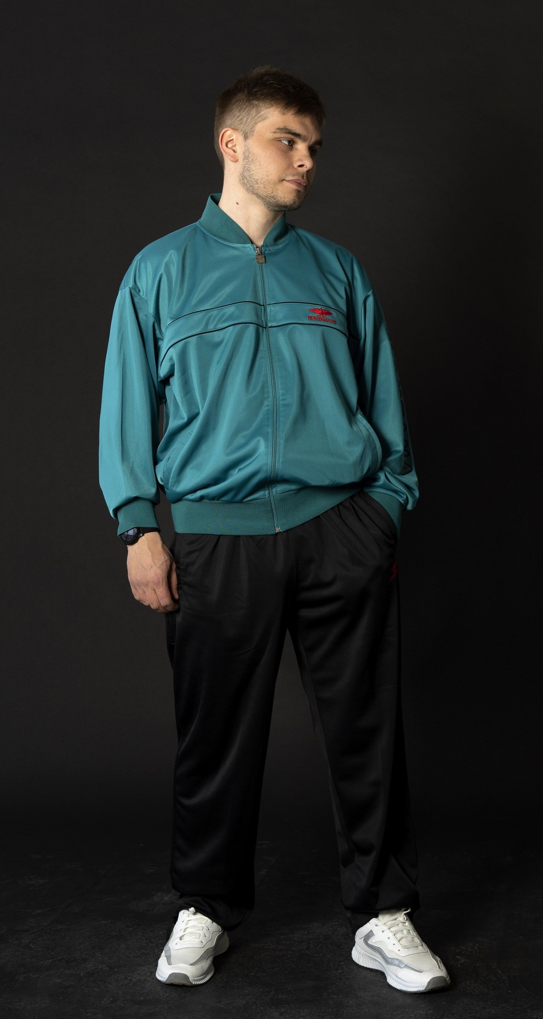 

Мужской спортивный костюм Монтана спорт (Montana Sport) XL Бирюзовый + Черный