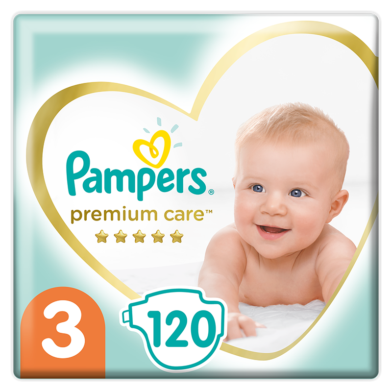 

Підгузки Pampers Premium Care Розмір 3 (6-10кг), 120 шт