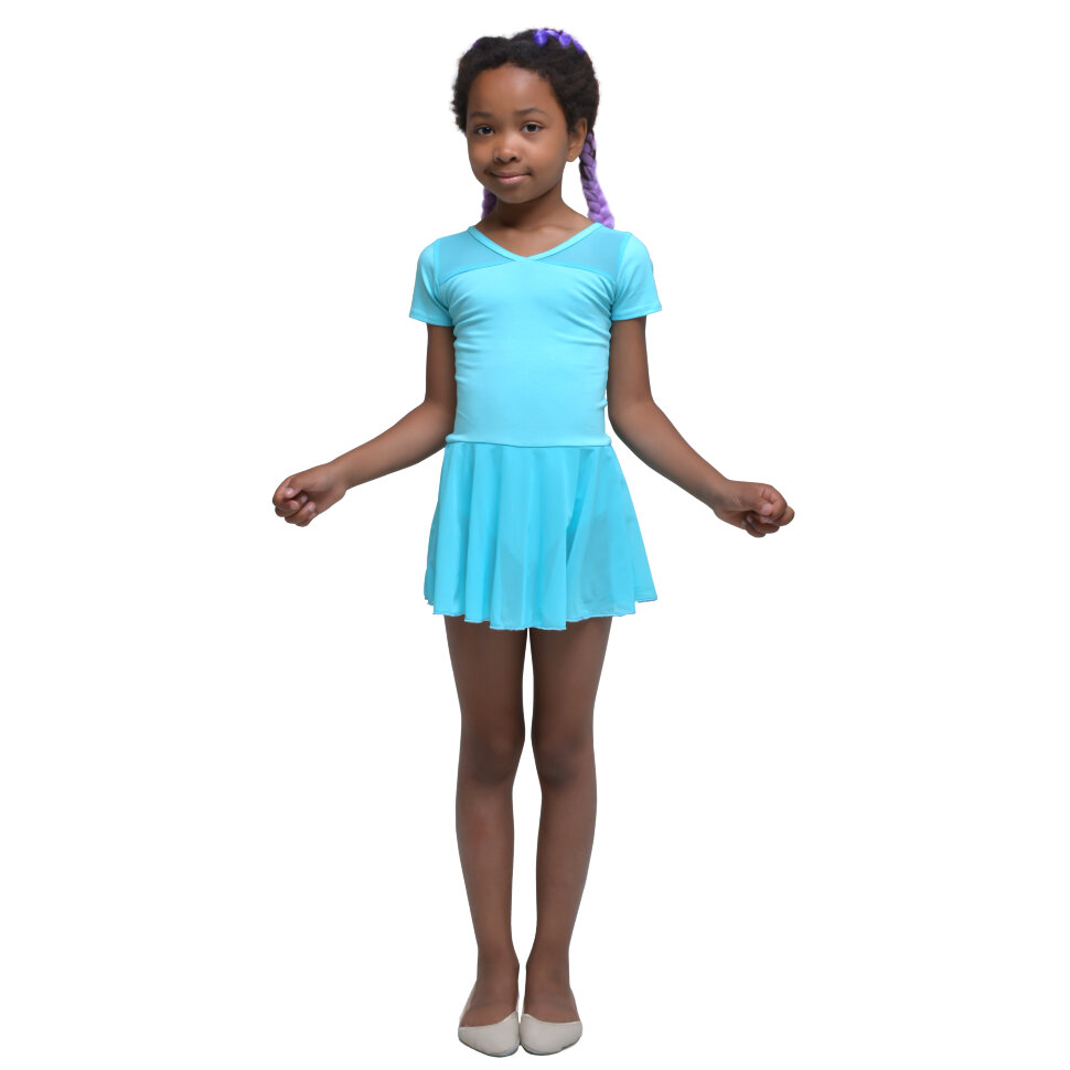 

Купальник для гимнастики и танцев Little Dancer DR-2087-MN мятный размер 34 (рост 134-140 см)