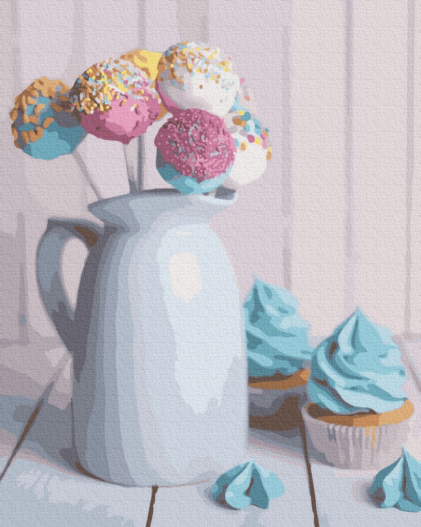 

Картина по номерам Воздушные десерты 40х50 см