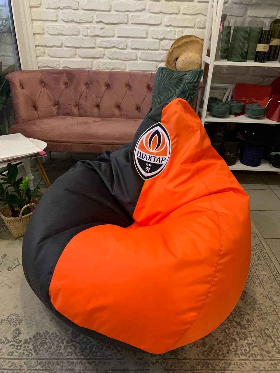 

Кресло ФК Шахтёр KIWI мешок 130x90x80 см 11175843