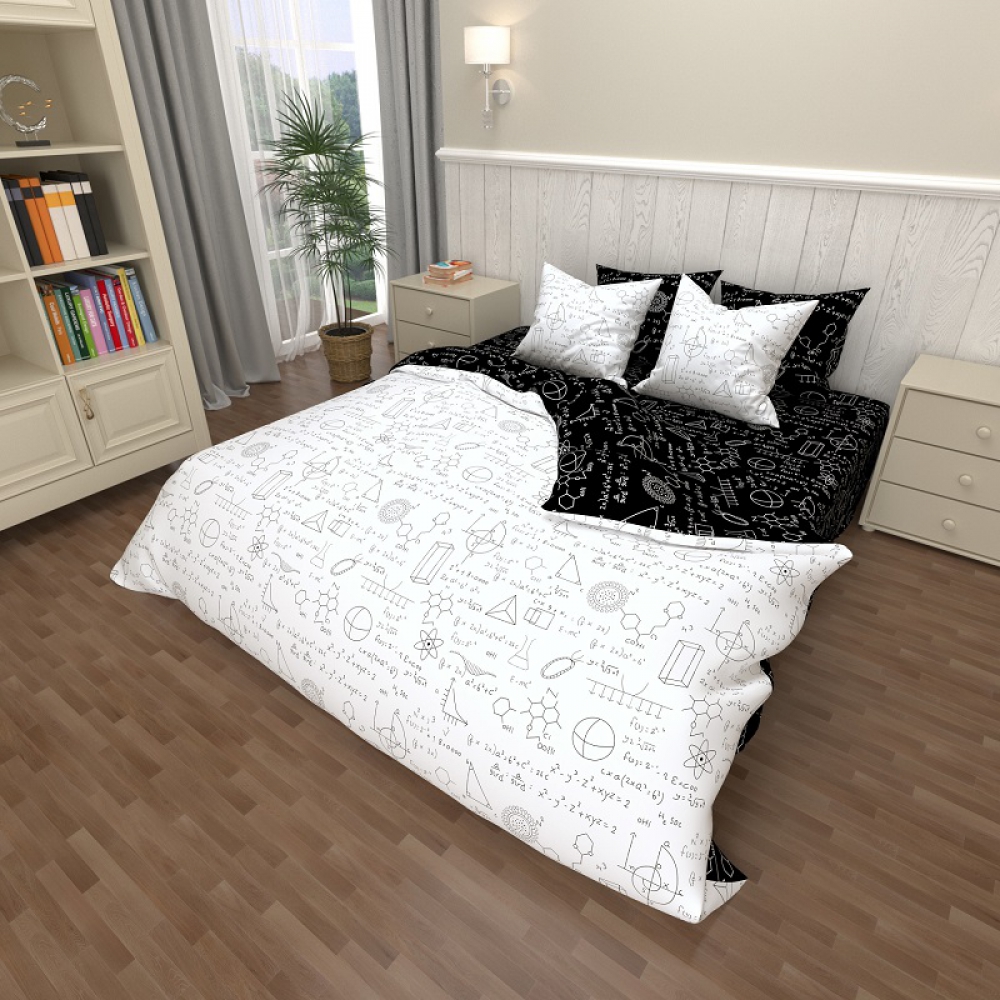 

Комплект постельного белья Komfort-tekstil Интеллект, бязь (Двуспальный)