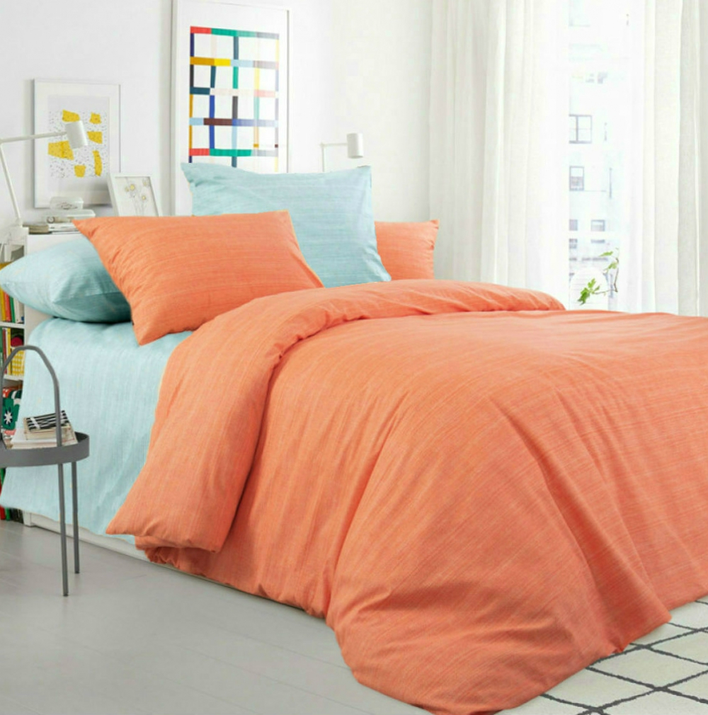 

Комплект постельного белья Komfort-tekstil Эко 1+6, перкаль (Полуторный)